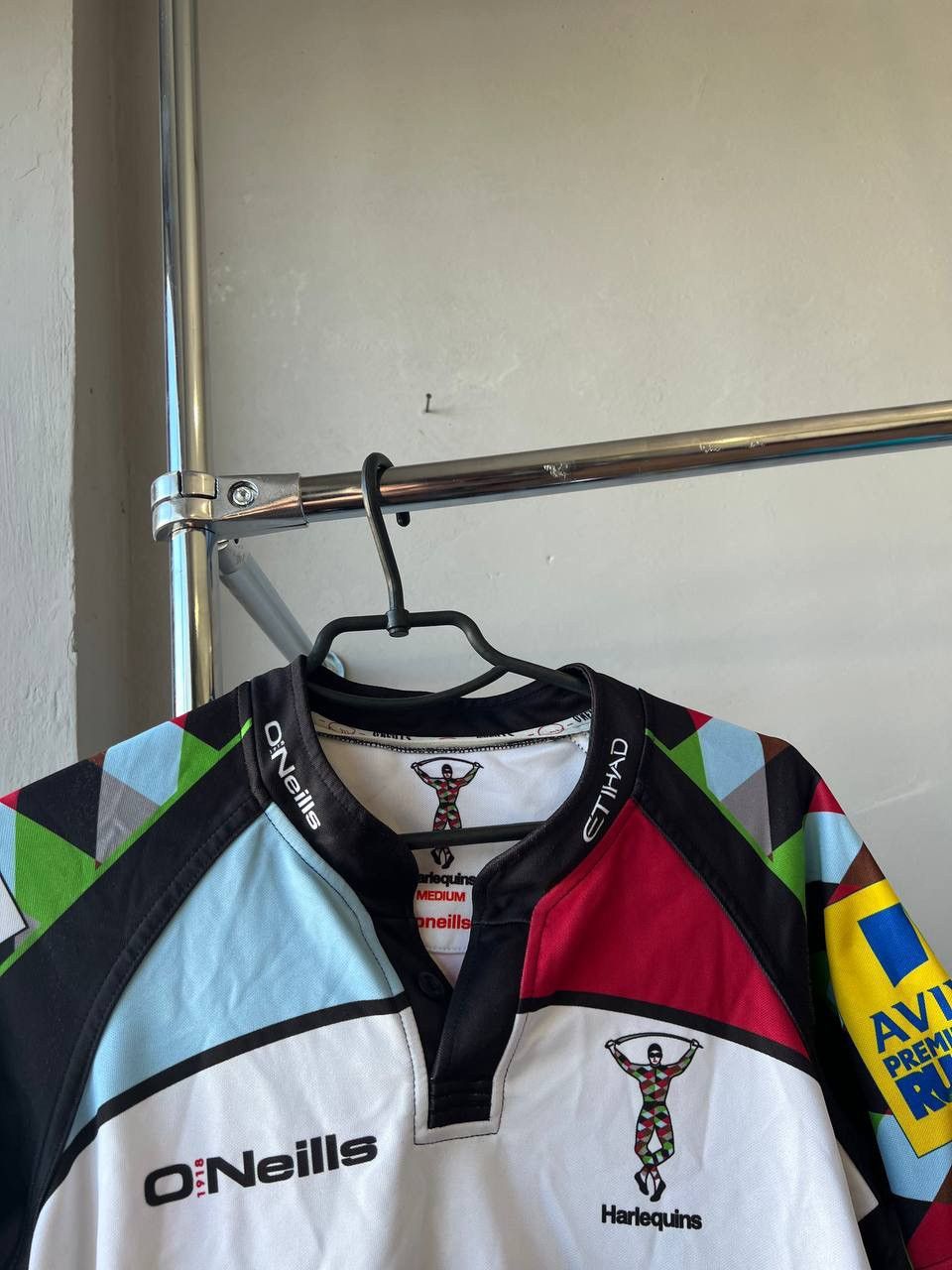 O'Neills 2012/13 HARLEQUINS PLAYER ISSUED AWAY RUGBY SHIRT JERSEY SzM Size US M / EU 48-50 / 2 - 4 Thumbnail