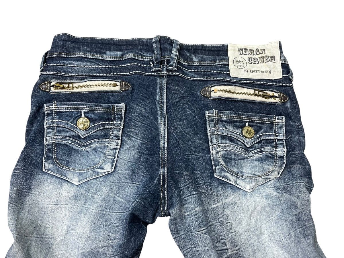 Japanese Brand Vintage Urban Crush by Spycy Denim Jeans Streetwear Size US 32 / EU 48 - 3 Thumbnail