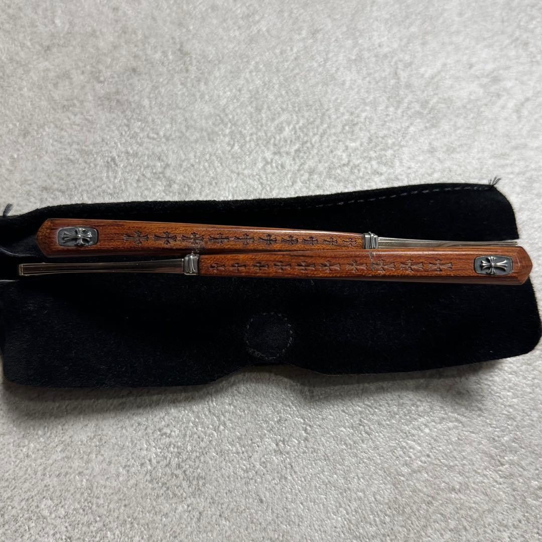 Chrome Hearts CHROME HEARTS SKYSAW II Glasses Brown / Silver Size ONE SIZE - 9 Thumbnail