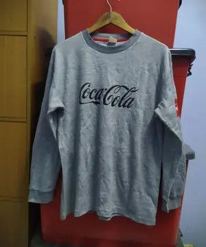 Coca Cola Coca-Cola 2019 Official Licensed Script Logo Grey Size US L / EU 52-54 / 3 - 2 Thumbnail