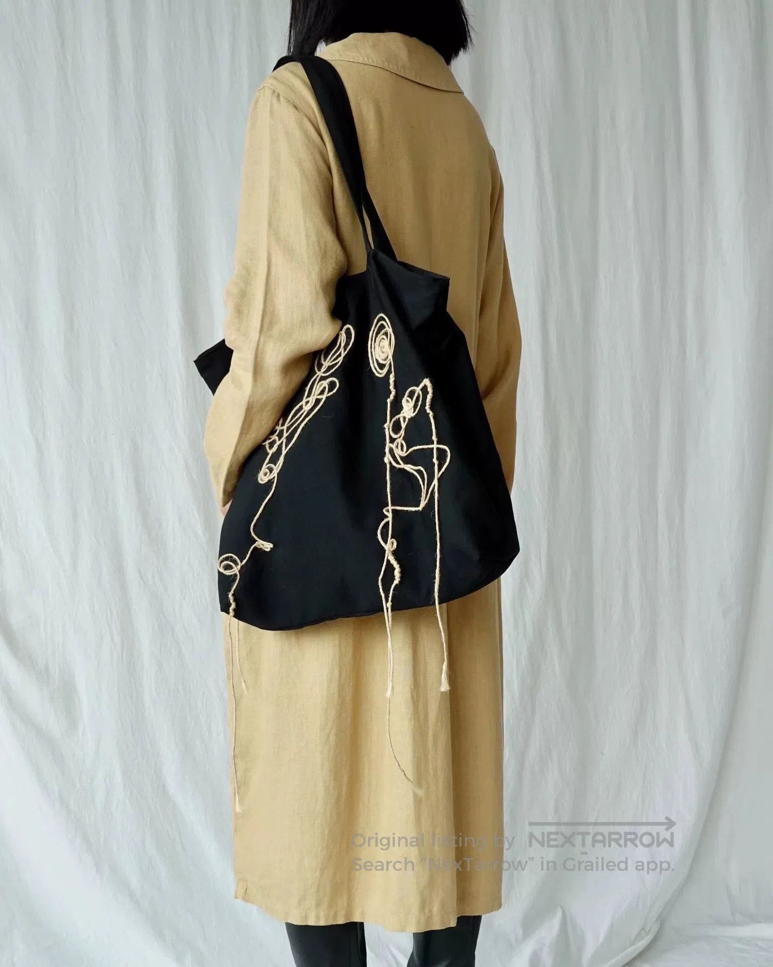 Yohji Yamamoto Y's Yohji Yamamoto Wool Tote Bag. Size ONE SIZE - 1 Thumbnail