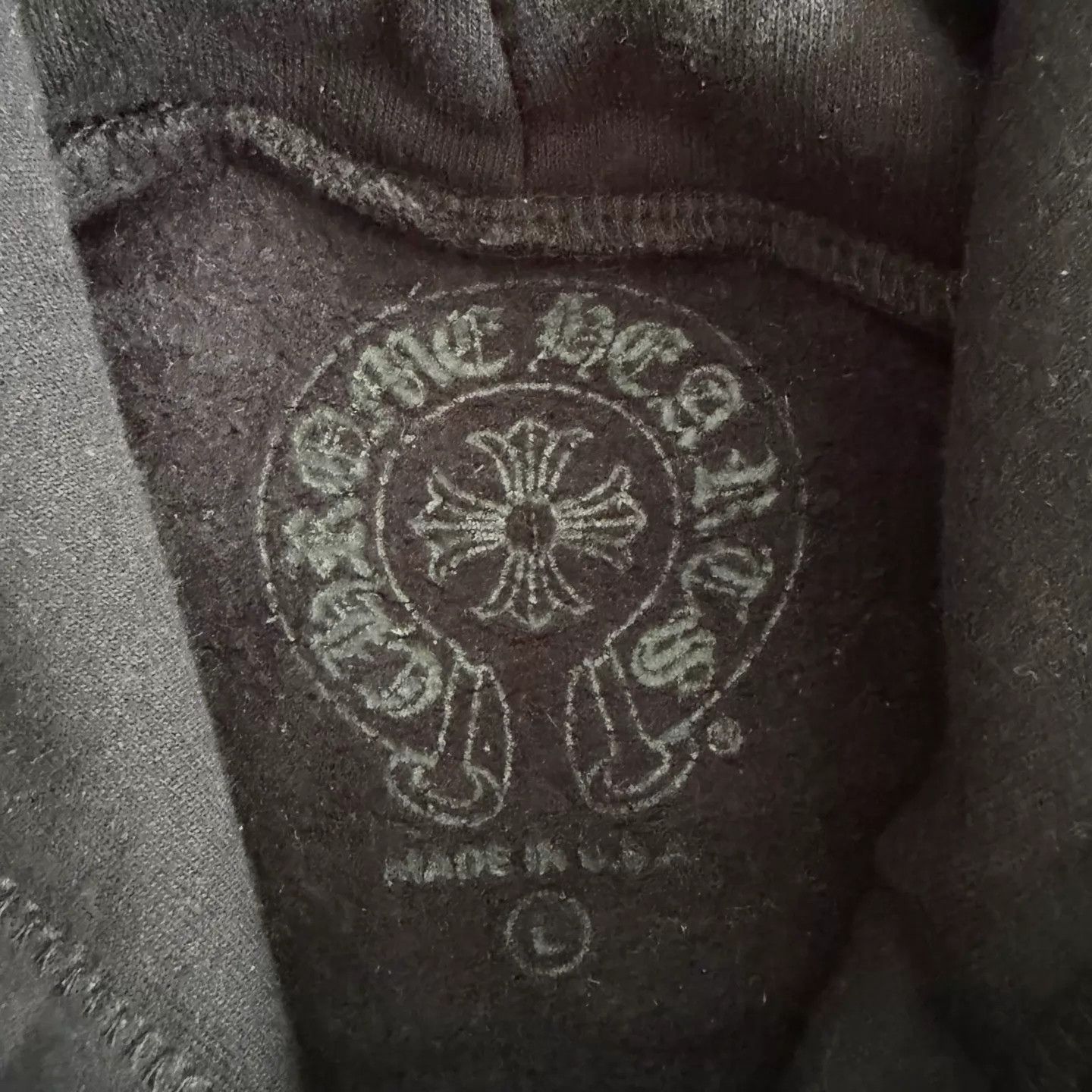 Chrome Hearts Chrome Hearts New Black & Blue Sanskrit Hoodie L Size US L / EU 52-54 / 3 - 3 Thumbnail