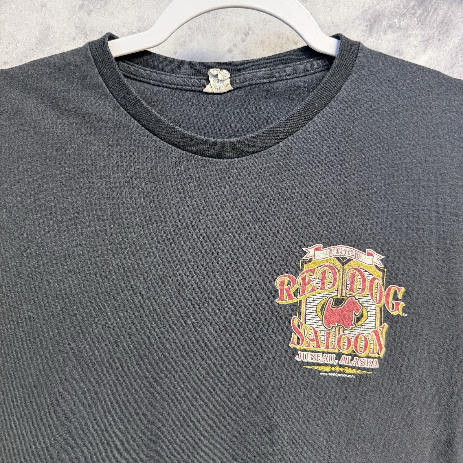 Vintage Vintage Red Dog Saloon T Shirt Mens Large Black Short Sleeve Size US L / EU 52-54 / 3 - 4 Thumbnail