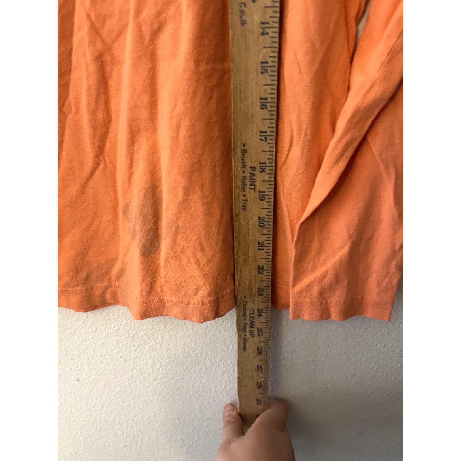Vineyard Vines Vineyard Vines Shirt Women Small Orange Long Sleeve Crew Neck 100% Cotton Size S / US 4 / IT 40 - 4 Thumbnail
