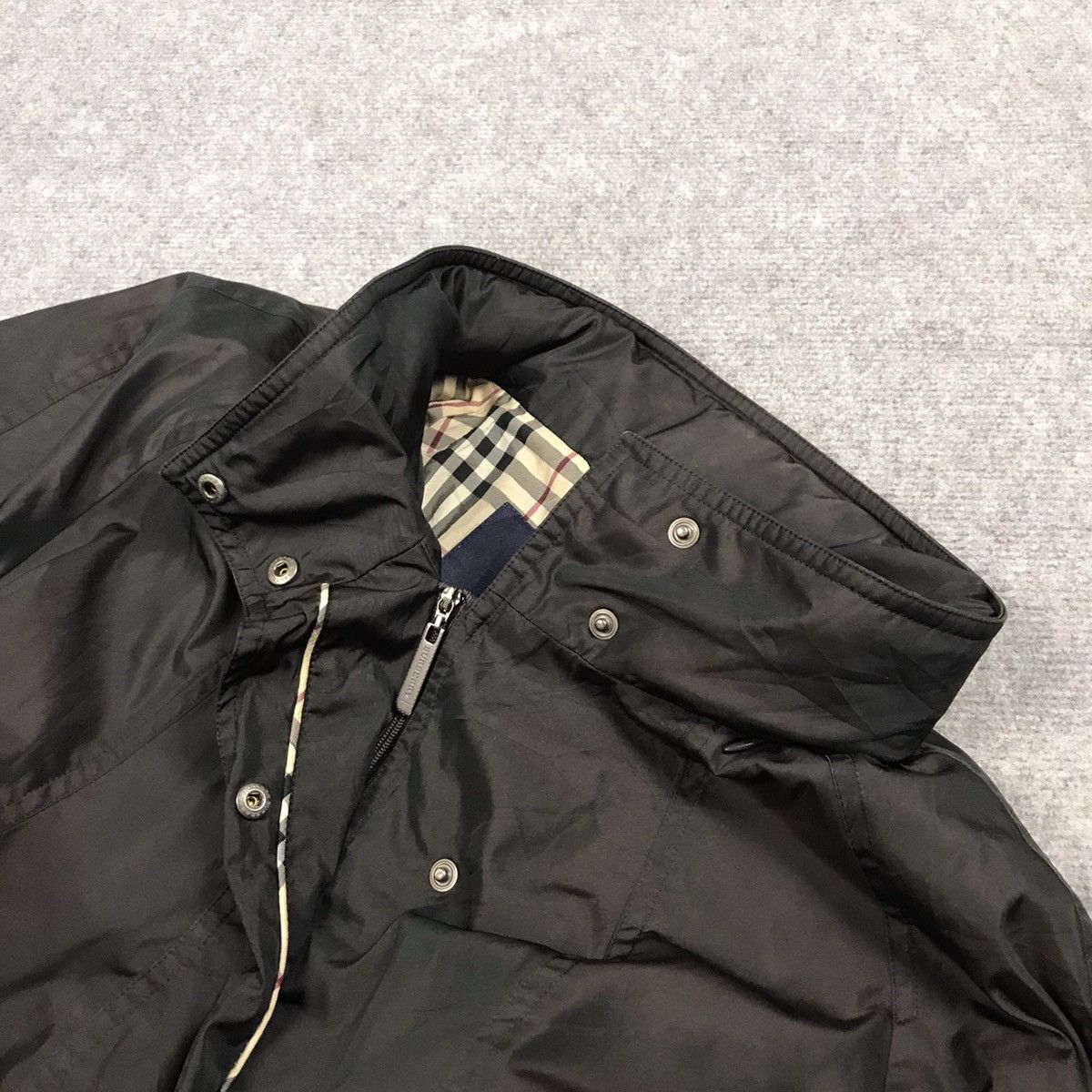Burberry × Vintage BURBERRY NYLON ZIPPER JACKET Size US M / EU 48-50 / 2 - 13 Thumbnail