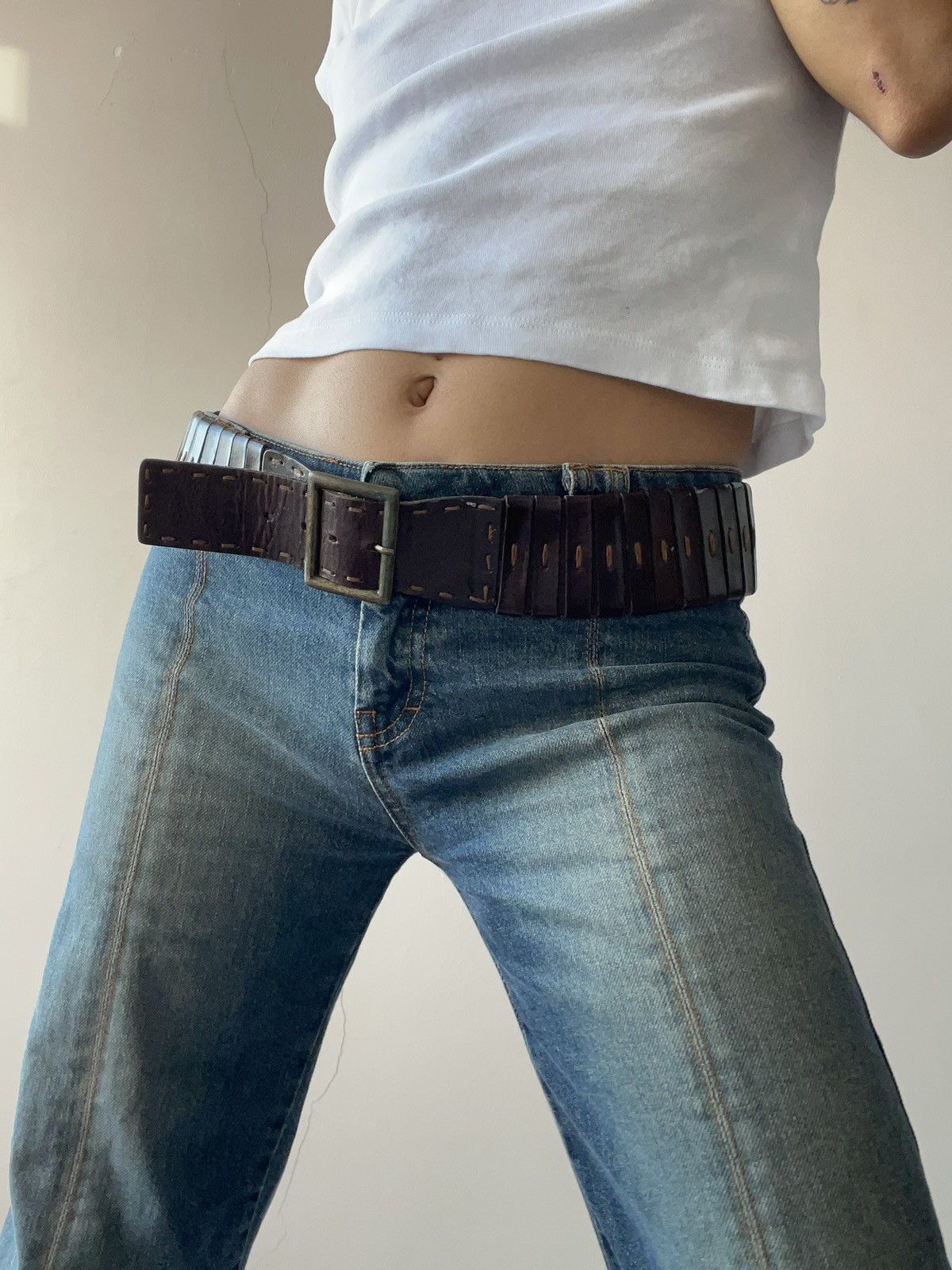 Vintage Network belt Size ONE SIZE - 2 Thumbnail