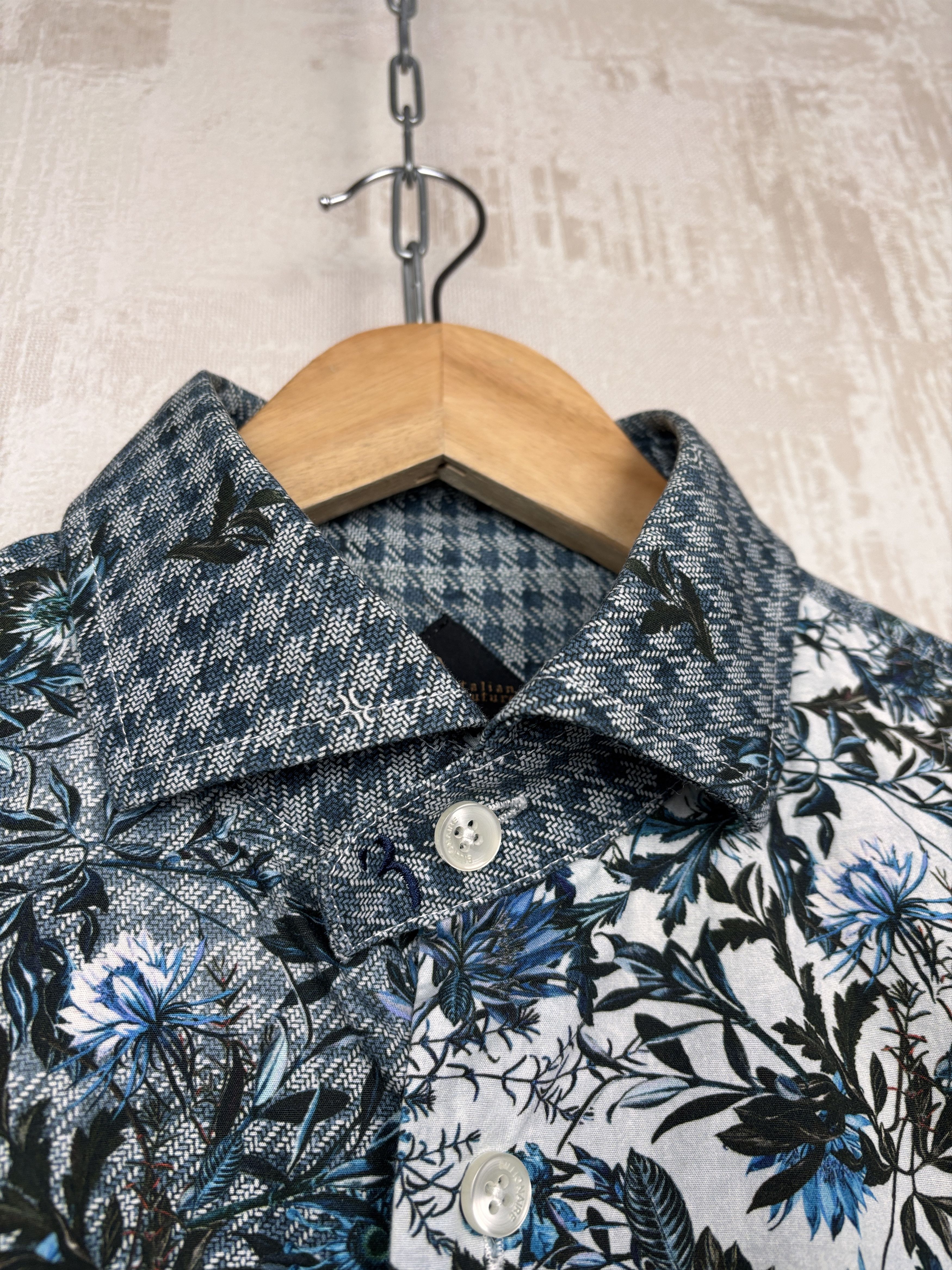 Billionaire Couture Billionaire Italian Couture Floral Long Sleeve Dress Shirt Size US M / EU 48-50 / 2 - 3 Thumbnail