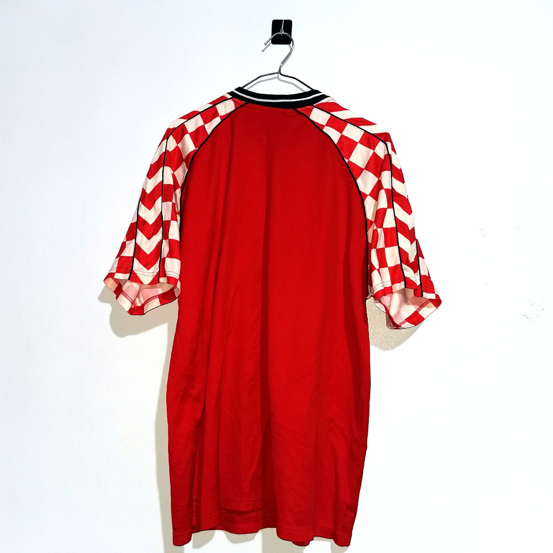 Hummel DENMARK 90s HOME STYLE CROATIA SHIRT Size US XL / EU 56 / 4 - 4 Thumbnail