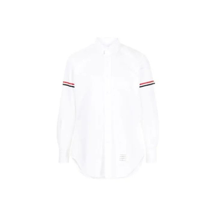 Thom Browne Thom Browne Striped Long Sleeve Button-Up Shirt Size US S / EU 44-46 / 1 - 1 Thumbnail