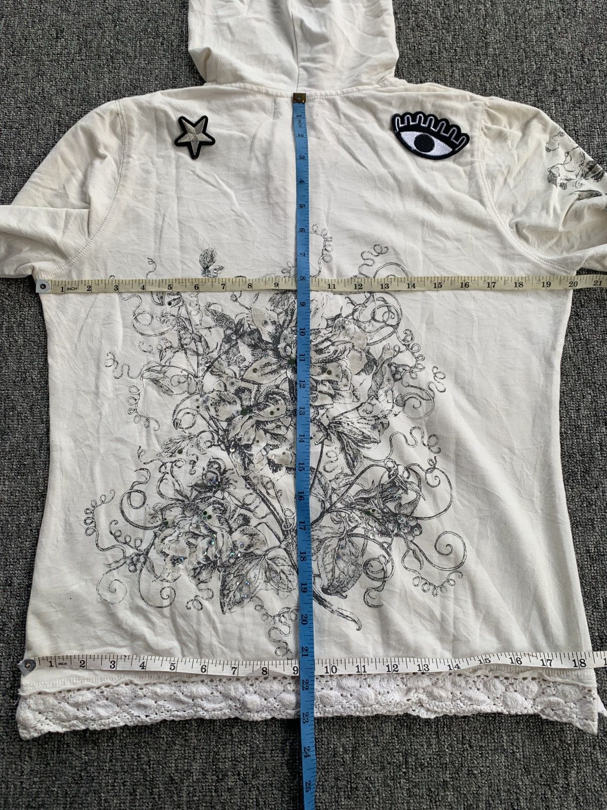 Miss Me Miss Me Japanese Style Tribal Art Gothic Patch Jacket Hoodie Size L / US 10 / IT 46 - 13 Thumbnail