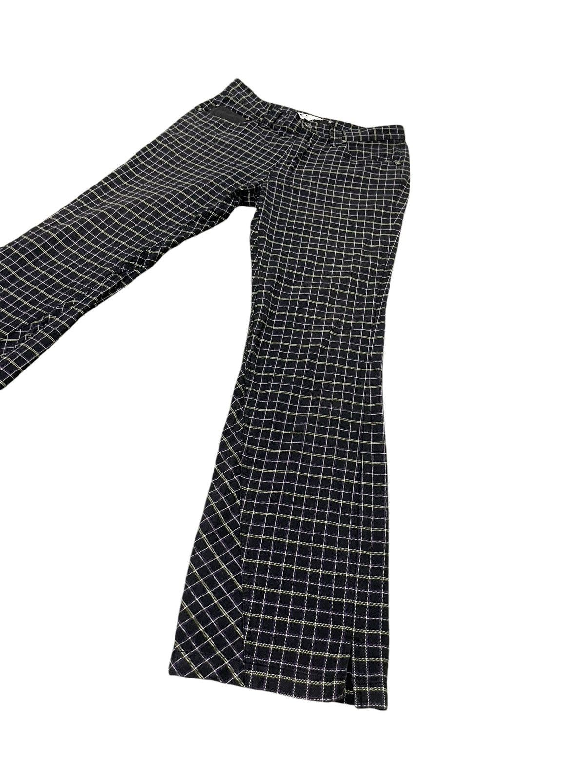Le Grande Bleu (L.G.B.) Flare Pant Oakley Plaid Stretch Boot Cut 8🟦9 Size US 31 - 3 Thumbnail