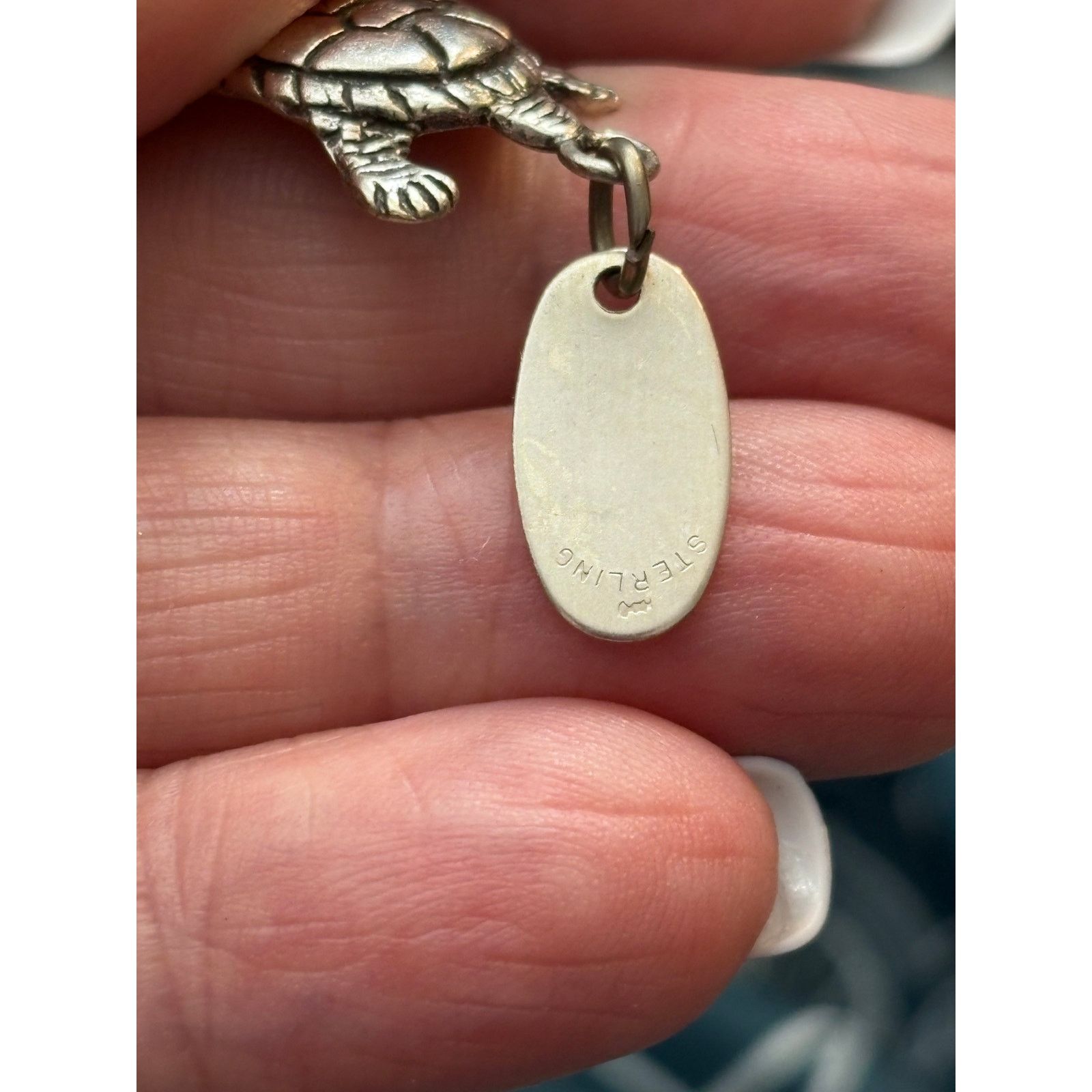 Other Vintage Sterling Silver Turtle Pendant 7g Eagle River WISC Size ONE SIZE - 2 Thumbnail