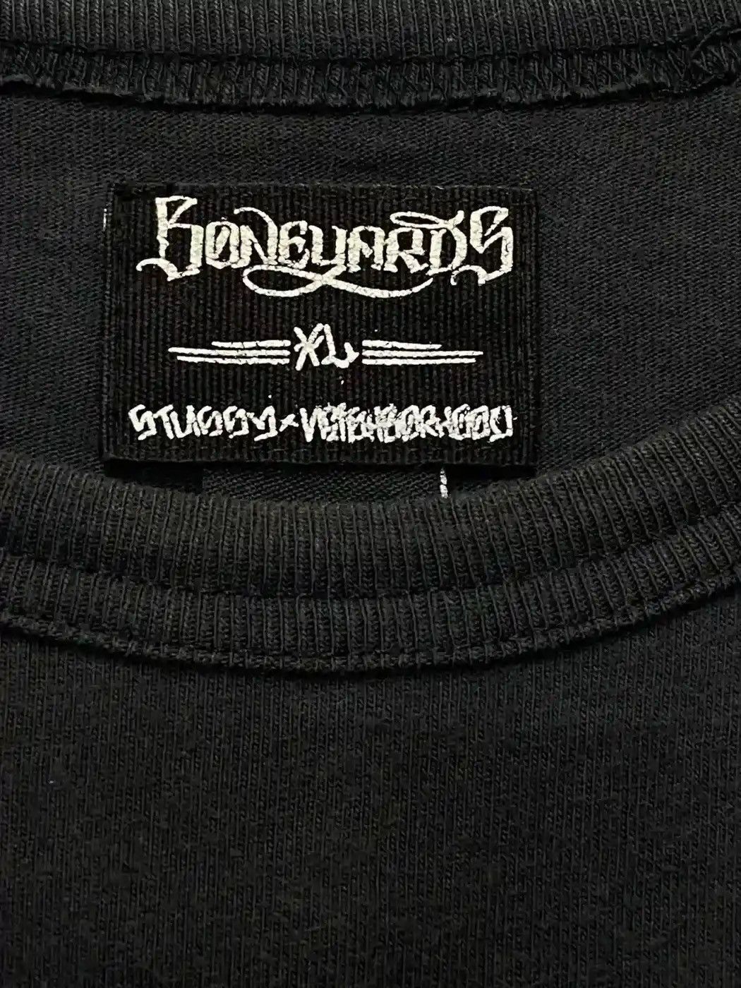 Neighborhood × Stussy × Vintage Vintage Stussy X Neighborhood Boneyards Sun Faded Tshirt Size US M / EU 48-50 / 2 - 15 Thumbnail