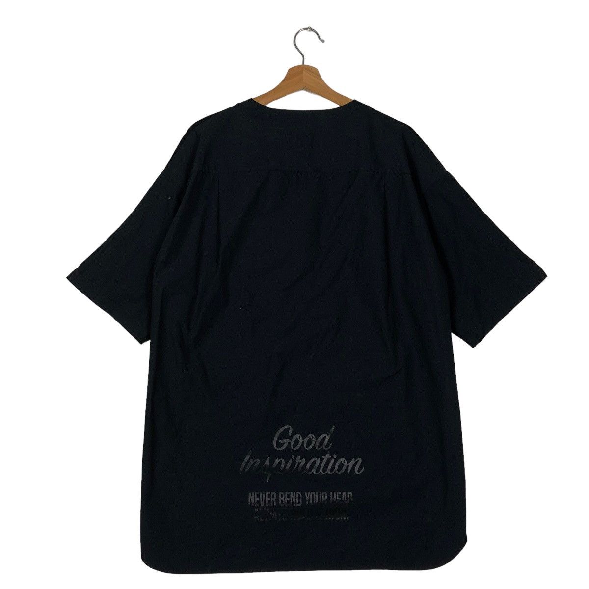 Maison MIHARA YASUHIRO 🔥Rich Black - Short Sleeve Oversized T-Shirt Big Logo Size US S / EU 44-46 / 1 - 7 Thumbnail