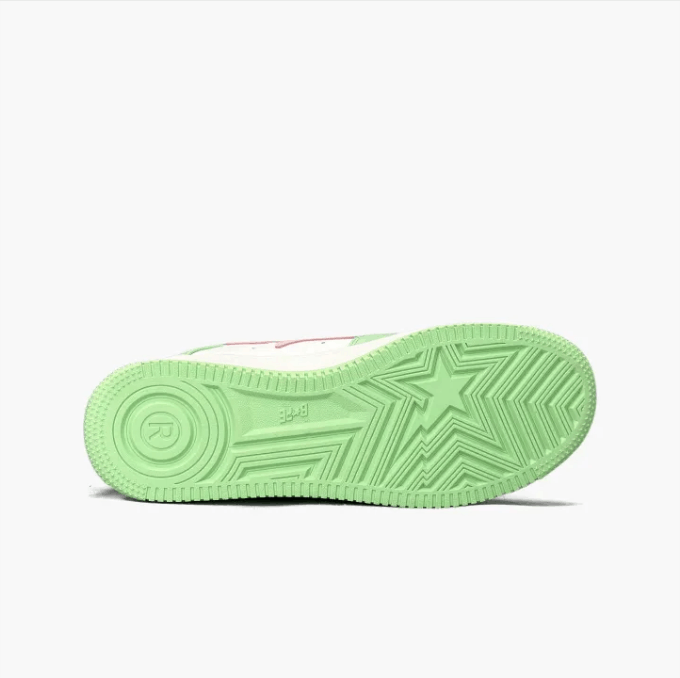 Bape ABATHINGAPE low-top sneaker men's green and pink Size US 11 / EU 44 - 6 Thumbnail