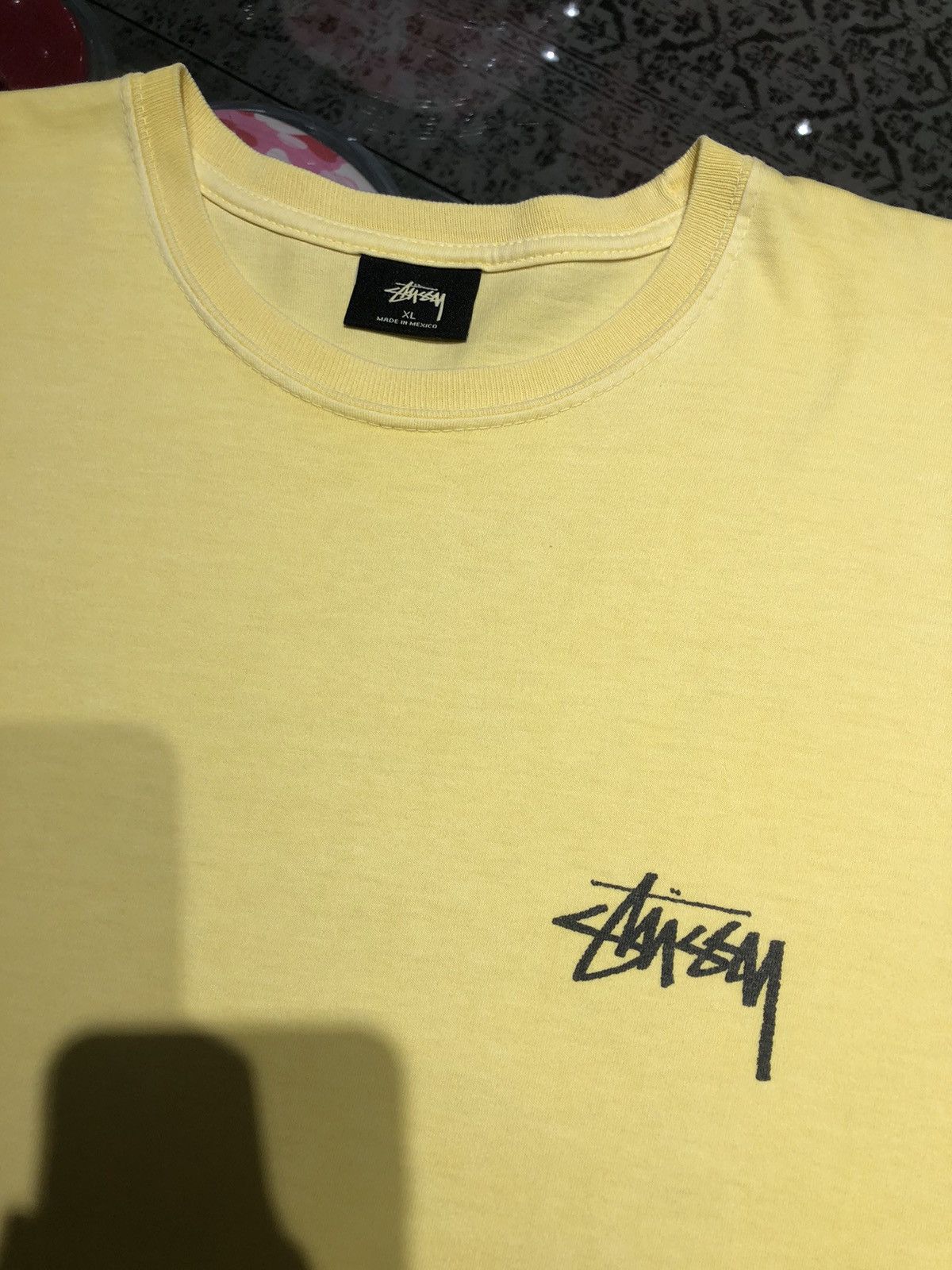 Stussy Stussy Dragon Yellow Pigment Dyed T-Shirt Size US XL / EU 56 / 4 - 5 Thumbnail