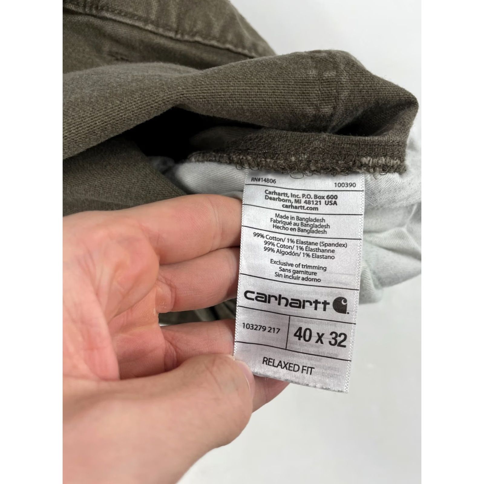 Carhartt Carhartt Pants Mens 40 x 32 Brown Carpenter Relaxed Straight Leg Workwear Rugged Size US 40 / EU 56 - 7 Thumbnail