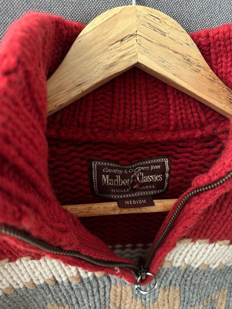 Marlboro Classics × Vintage Vintage Marlboro Classics Wool Knit Sweater Size US M / EU 48-50 / 2 - 18 Thumbnail