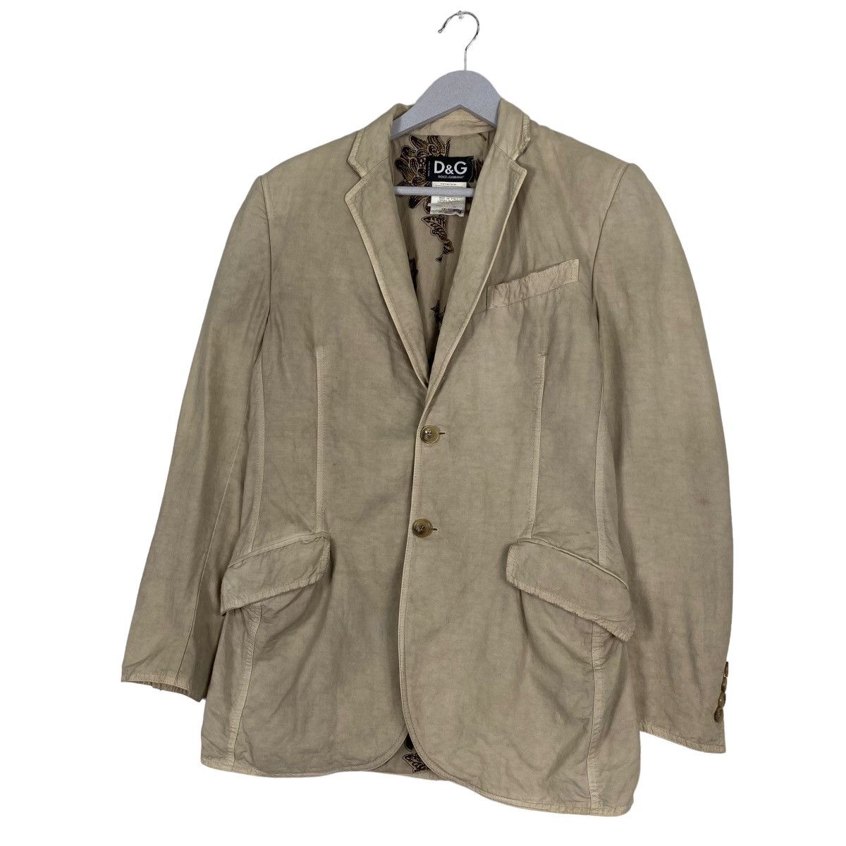 Dolce & Gabbana Dolce & Gabbana Khaki blazer jacket Size US S / EU 44-46 / 1 - 2 Thumbnail