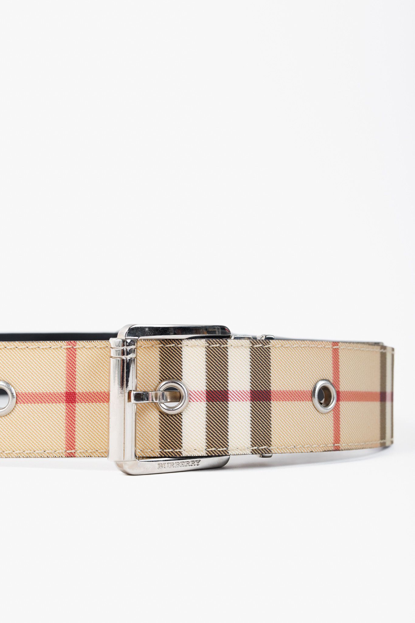 Burberry Burberry House Check Coated Canvas Belt Size ONE SIZE - 3 Thumbnail