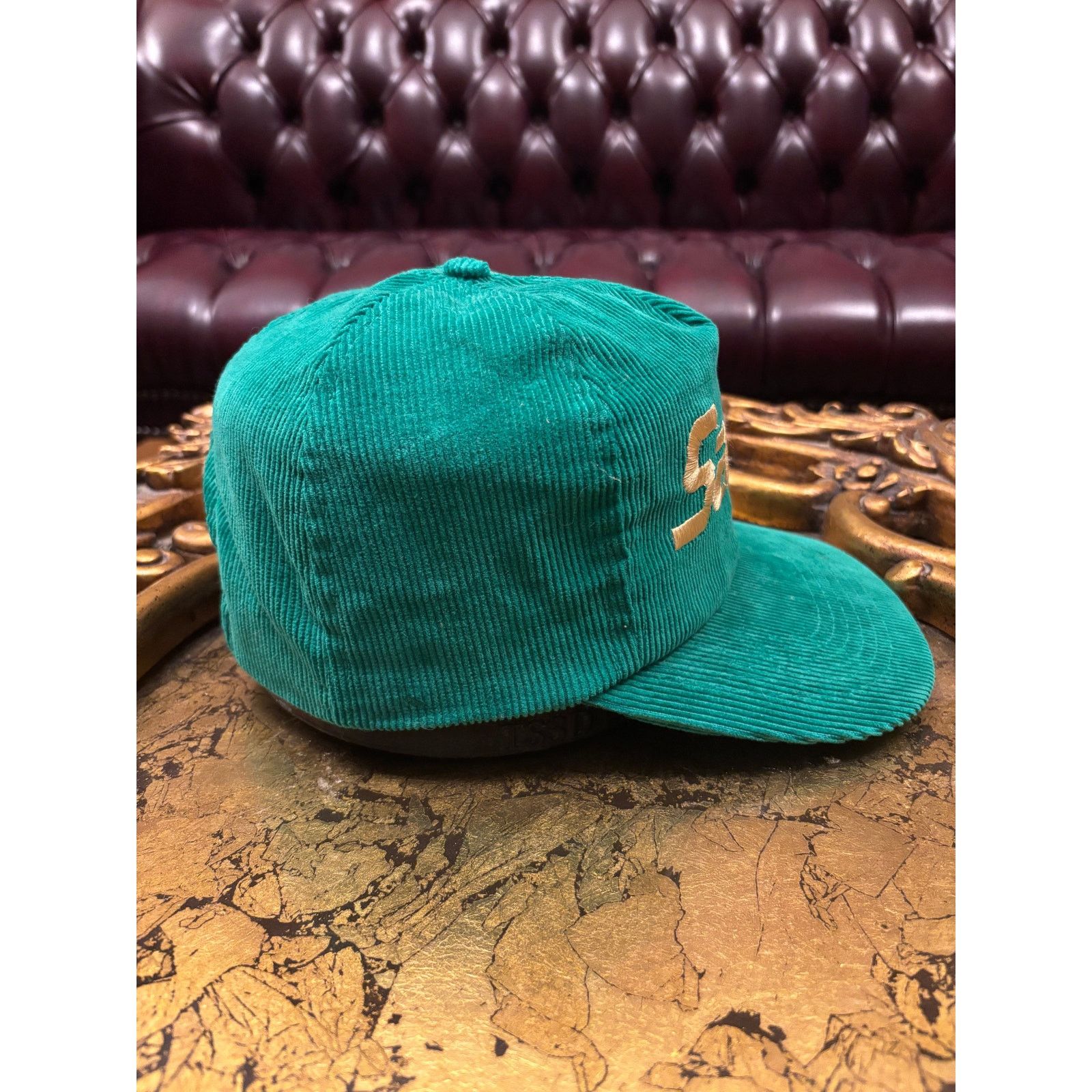 Salem Sportswear Vintage green corduroy Salem snapback w/ Salem embroidered Size ONE SIZE - 4 Thumbnail