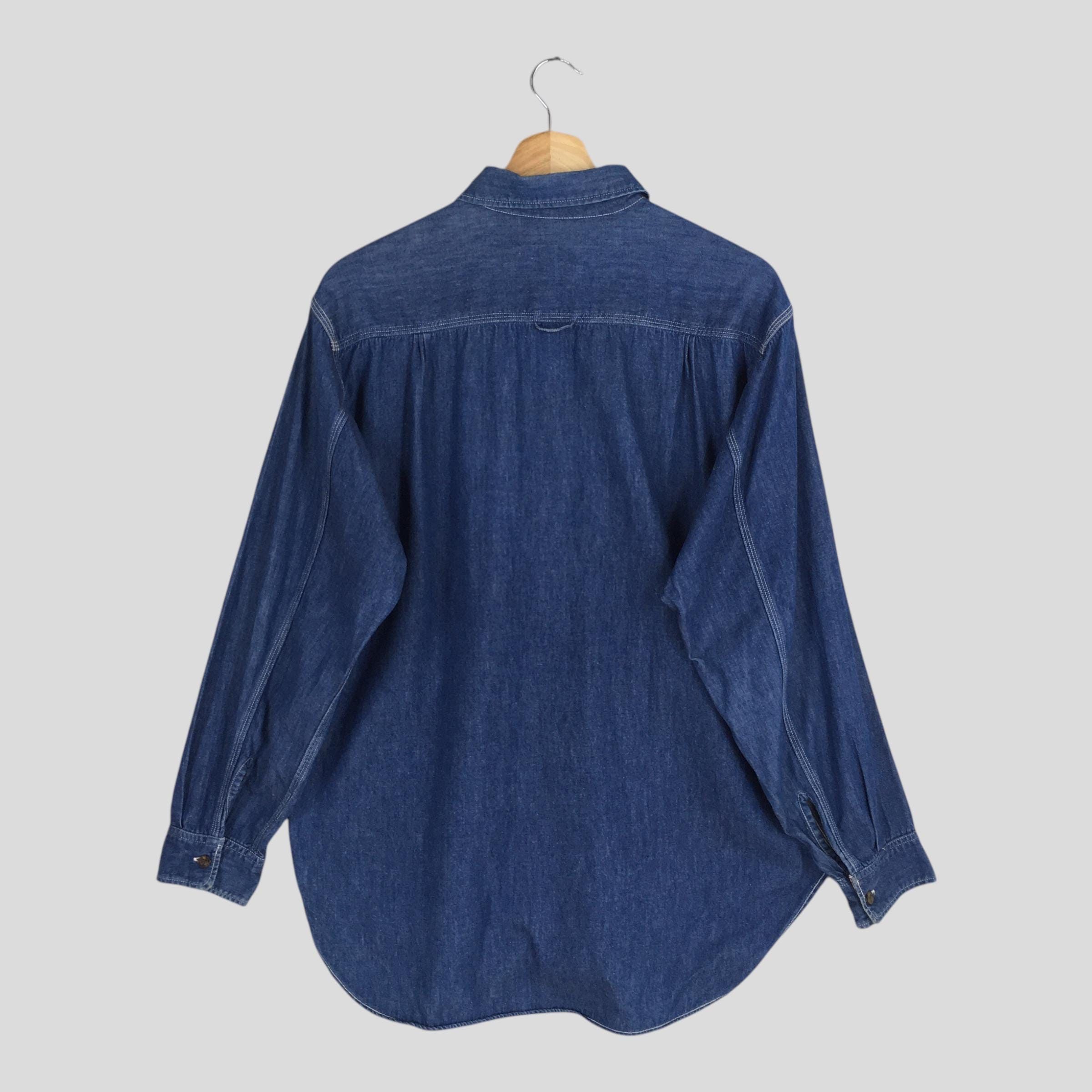 45rpm Vintage 45 RPM Studio Blue Jeans Shirt Large Size US L / EU 52-54 / 3 - 7 Thumbnail