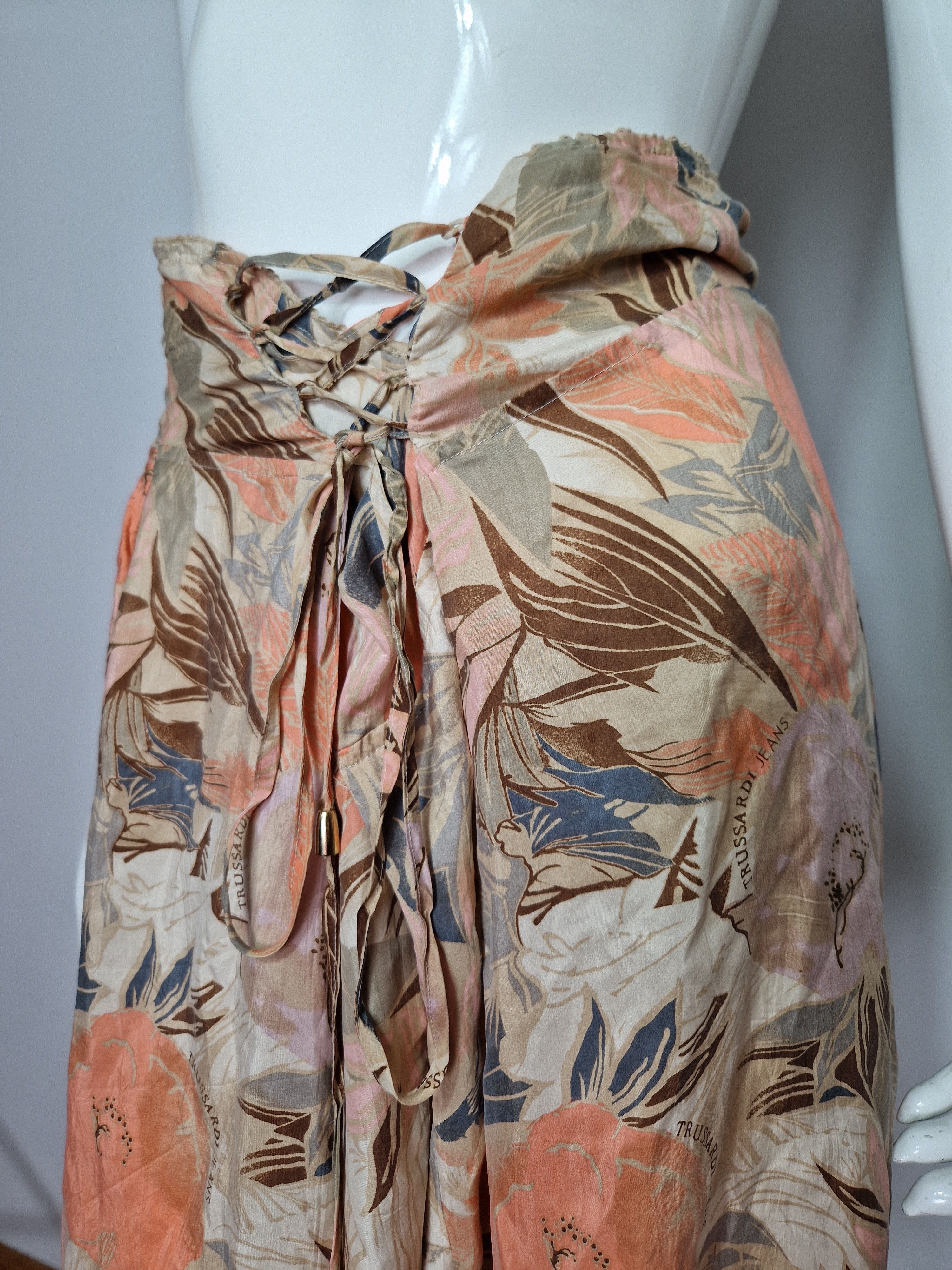 Japanese Brand × Vintage vintage amazing flared silk skirt avant garde japanese Size 26" / US 2 / IT 38 - 5 Thumbnail