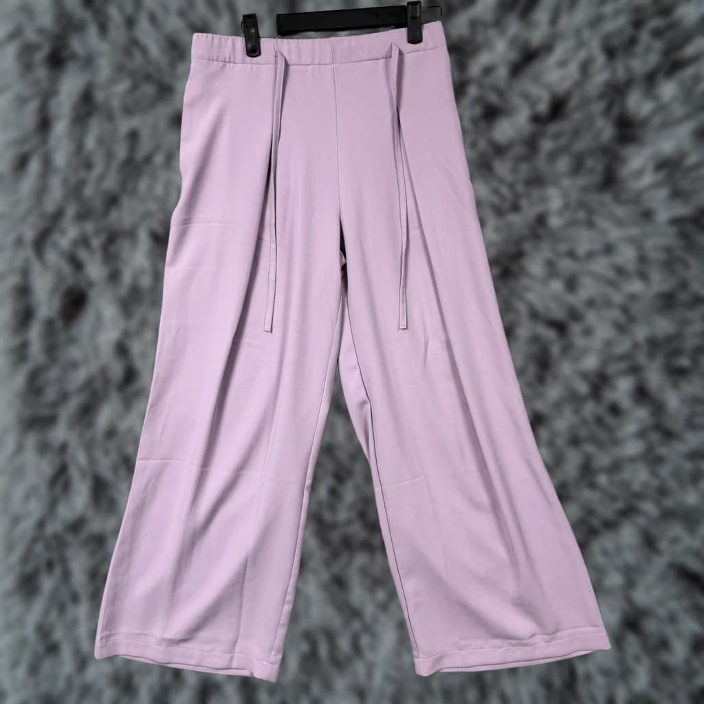 Vintage Wynne Layers Cropped Pants M 30x25 Wide-Leg Palazzo Purple Size 32" / US 10 / IT 46 - 1 Thumbnail