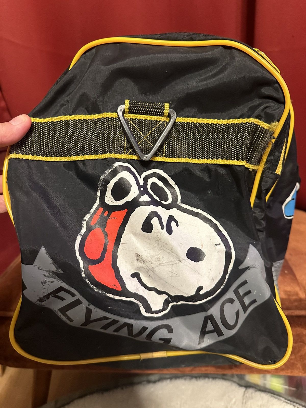 Vintage Vintage Flying Ace Duffle Bag Snoopy Peanuts Comic Grail Size ONE SIZE - 4 Thumbnail