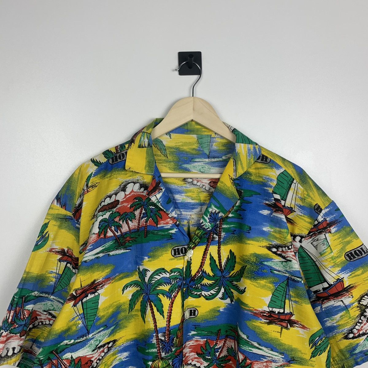 Vintage Vintage 90’s Hawaiian Shirt Button Ups Short Sleeve XXL Size US XXL / EU 58 / 5 - 2 Thumbnail