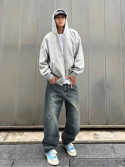 Jean Mizuki x Marie Washed Baggy Denim Jeans Stacked Skate Size US 32 / EU 48 - 8 Thumbnail