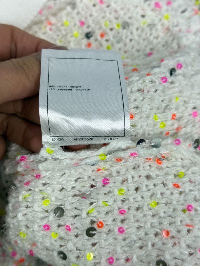 Chanel Chanel Colourful sequin knitted cardigan coat Size XS / US 0-2 / IT 36-38 - 6 Thumbnail