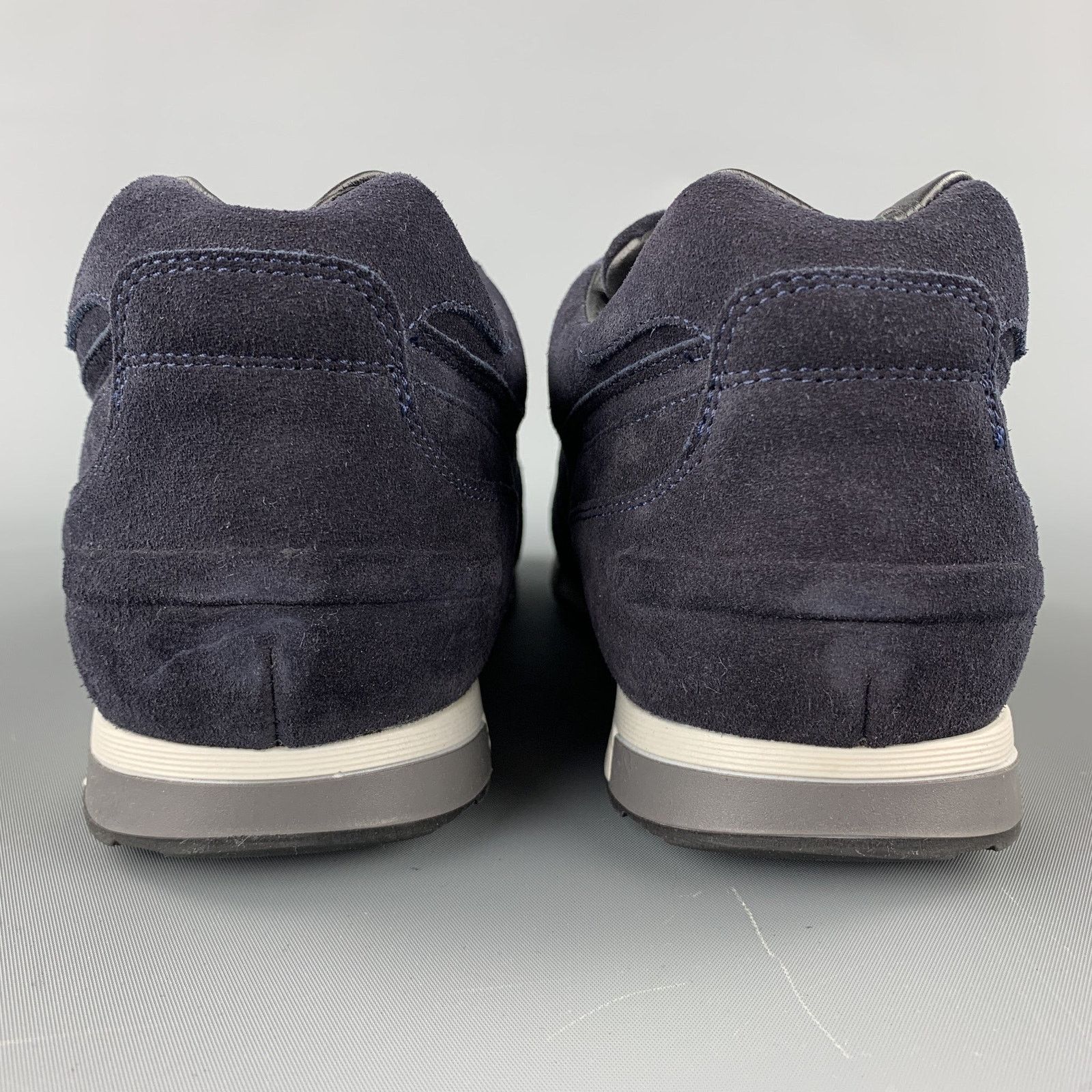 Neil Barrett NEIL BARRETT Size 10 Navy Suede Lace Up Sneakers Size US 10 / EU 43 - 5 Thumbnail