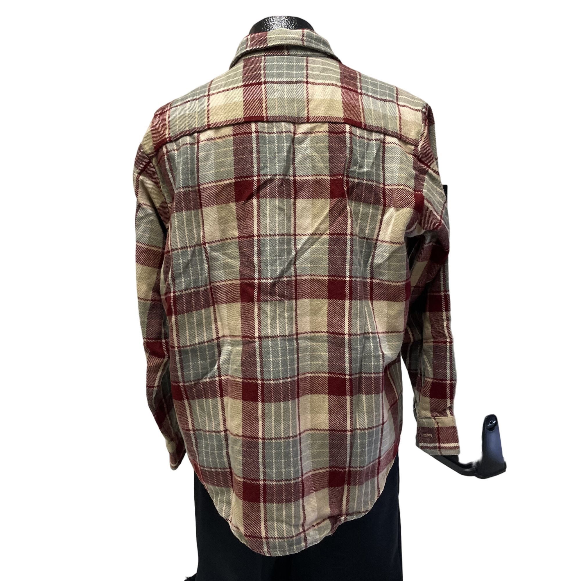 McGregor Vtg McGregor Sportswear Maroon SHADOW PLAID Flannel Size US L / EU 52-54 / 3 - 4 Thumbnail