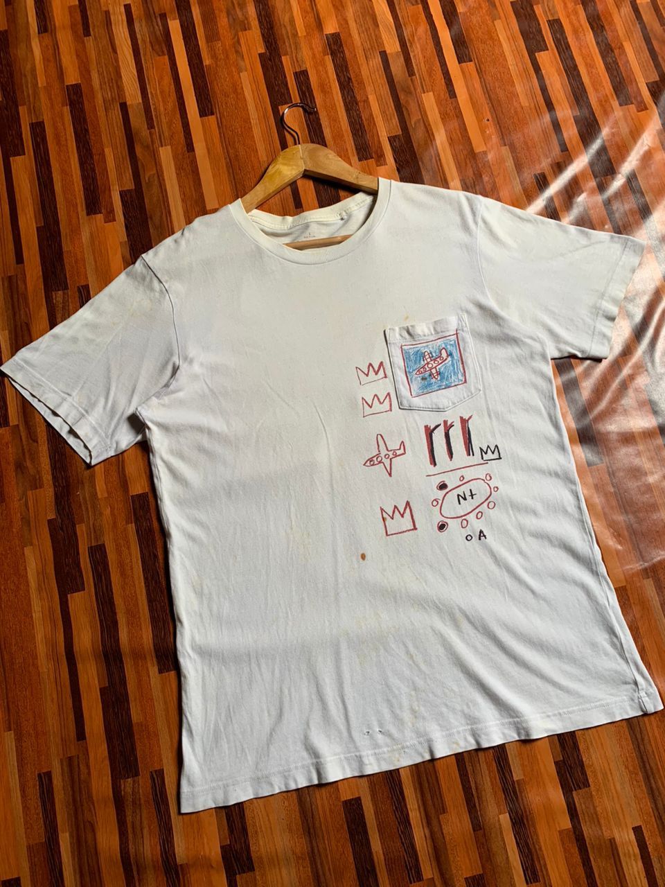 Jean-Michel Basquiat UNIQLO x JEAN MICHEL BASQUIAT rare art Size US L / EU 52-54 / 3 - 1 Thumbnail