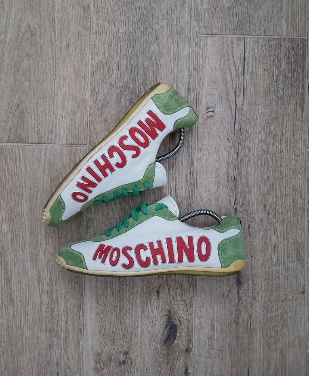 image of Moschino Sneakers in White, Men's (Size 10)