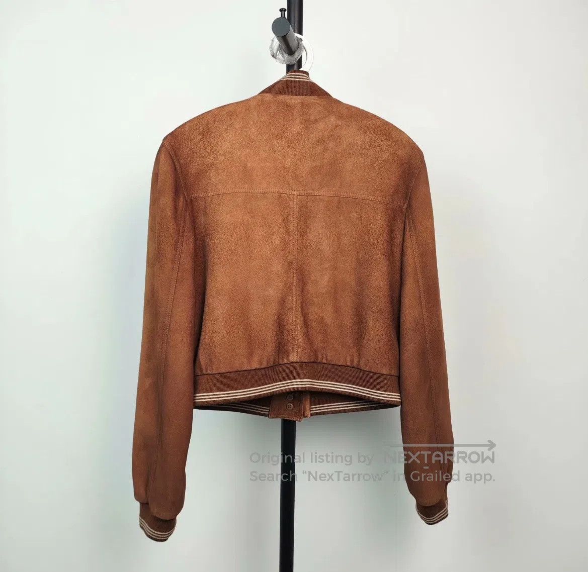 Miu Miu Miu Miu Brown suede embossed embroidery short jacket| Size S / US 4 / IT 40 - 2 Thumbnail
