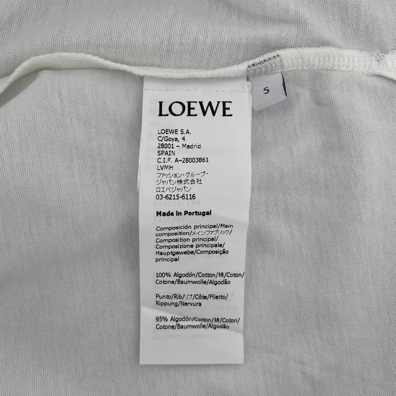 Loewe Loewe Short Sleeve Logo T-Shirt Size S Size US S / EU 44-46 / 1 - 4 Thumbnail