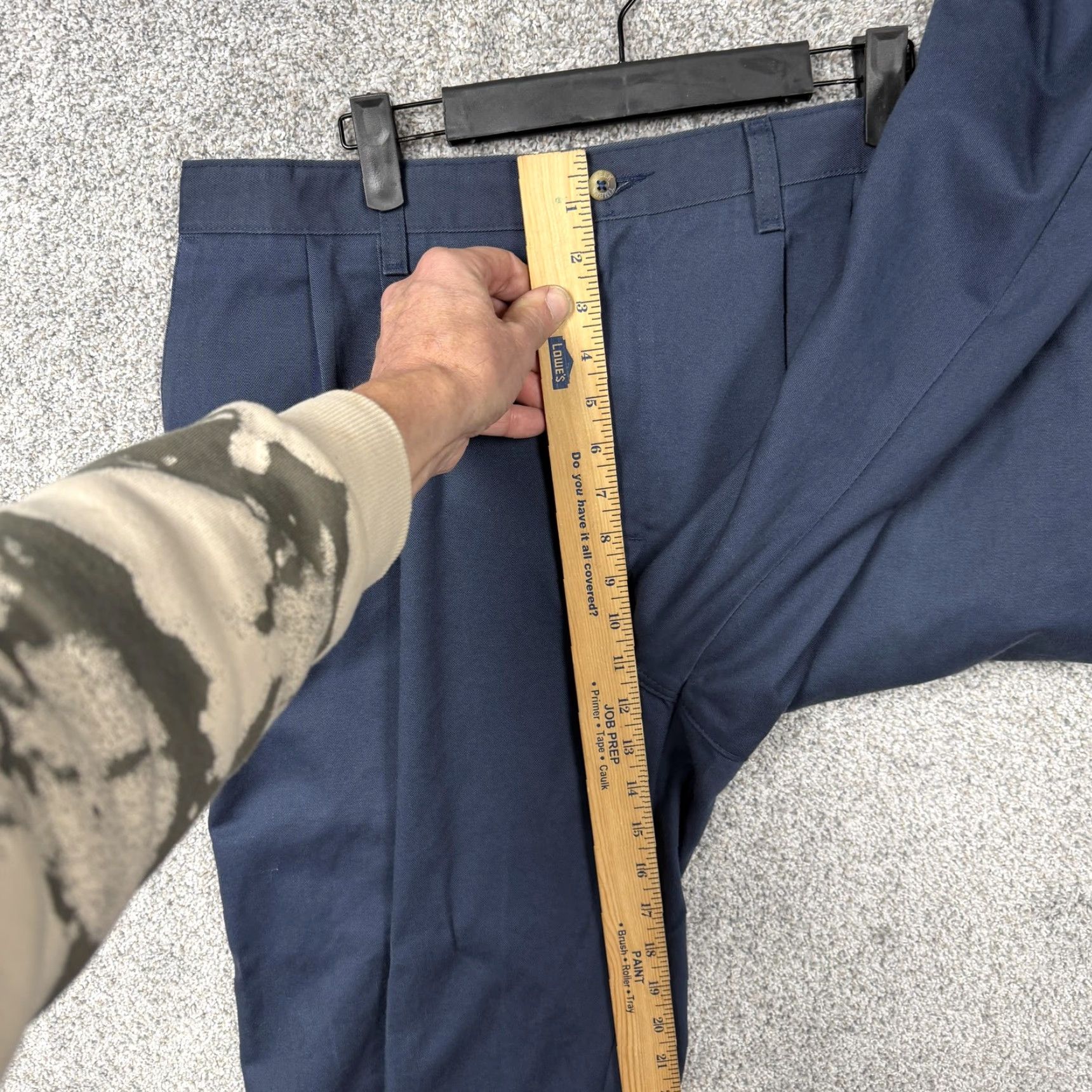 Wrangler Vtg 90s Timber Creek Wrangler Pants Mens Size 36x29 Blue Chino Pleated Old Money Size US 36 / EU 52 - 6 Thumbnail