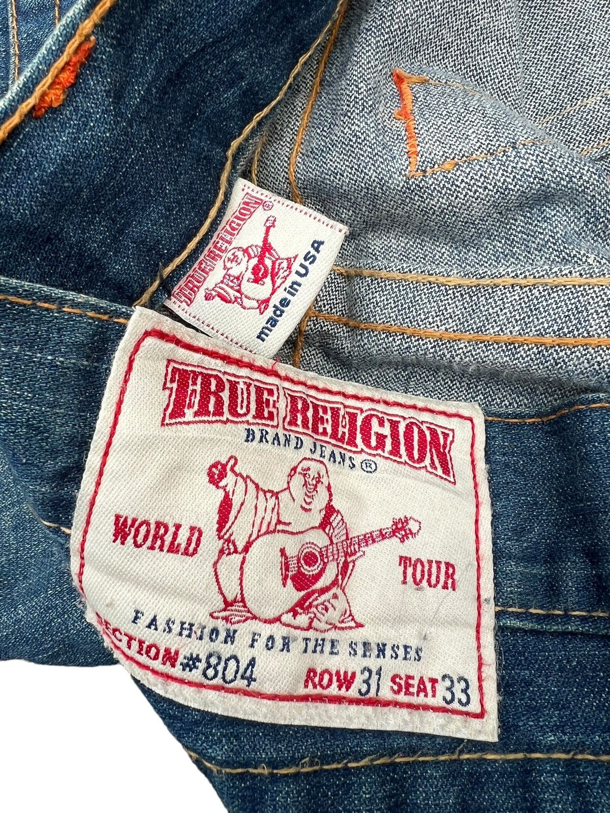 True Religion VTG Y2K 00s True Religion Big Rig Mud Denim Bootcut Jeans Size US 31 - 20 Thumbnail