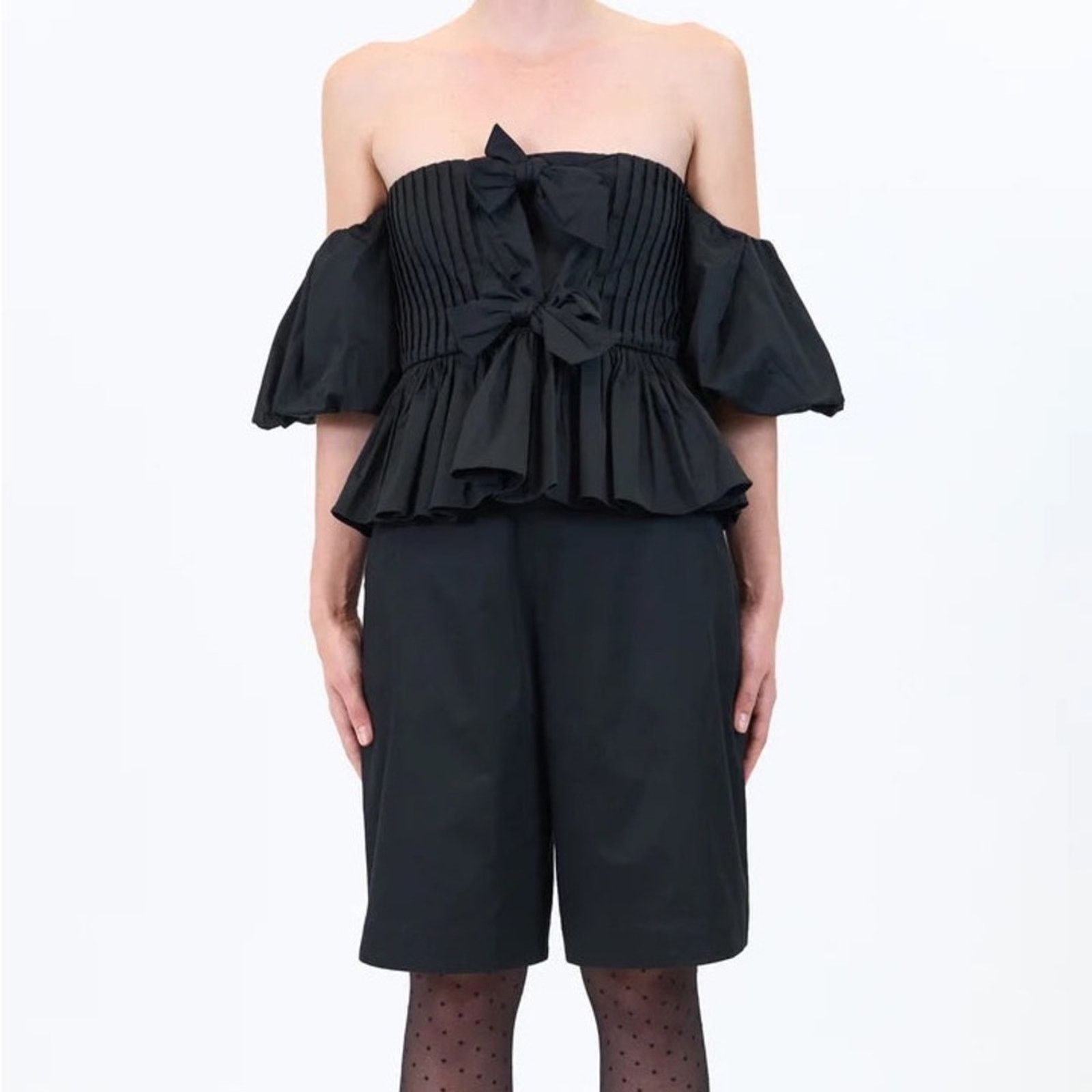 Hunter Bell Hunter Bell Anthropologie Preston Short Wide Leg High Waist Size 26" / US 2 / IT 38 - 4 Thumbnail
