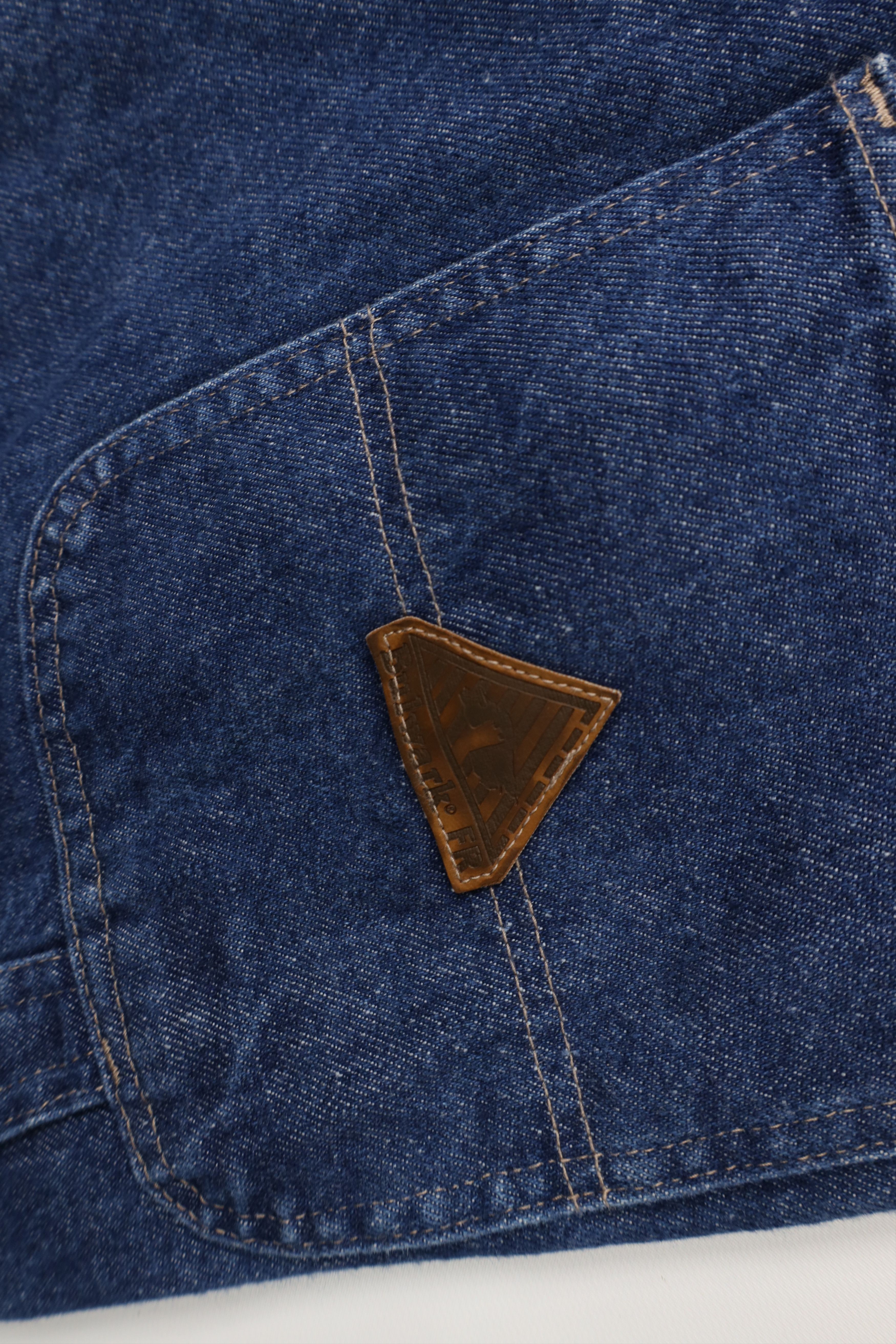 Bulwark Bulwark FR Fire Flame Resistant Dungaree Wide Leg Jeans Blue Size US 34 / EU 50 - 12 Thumbnail