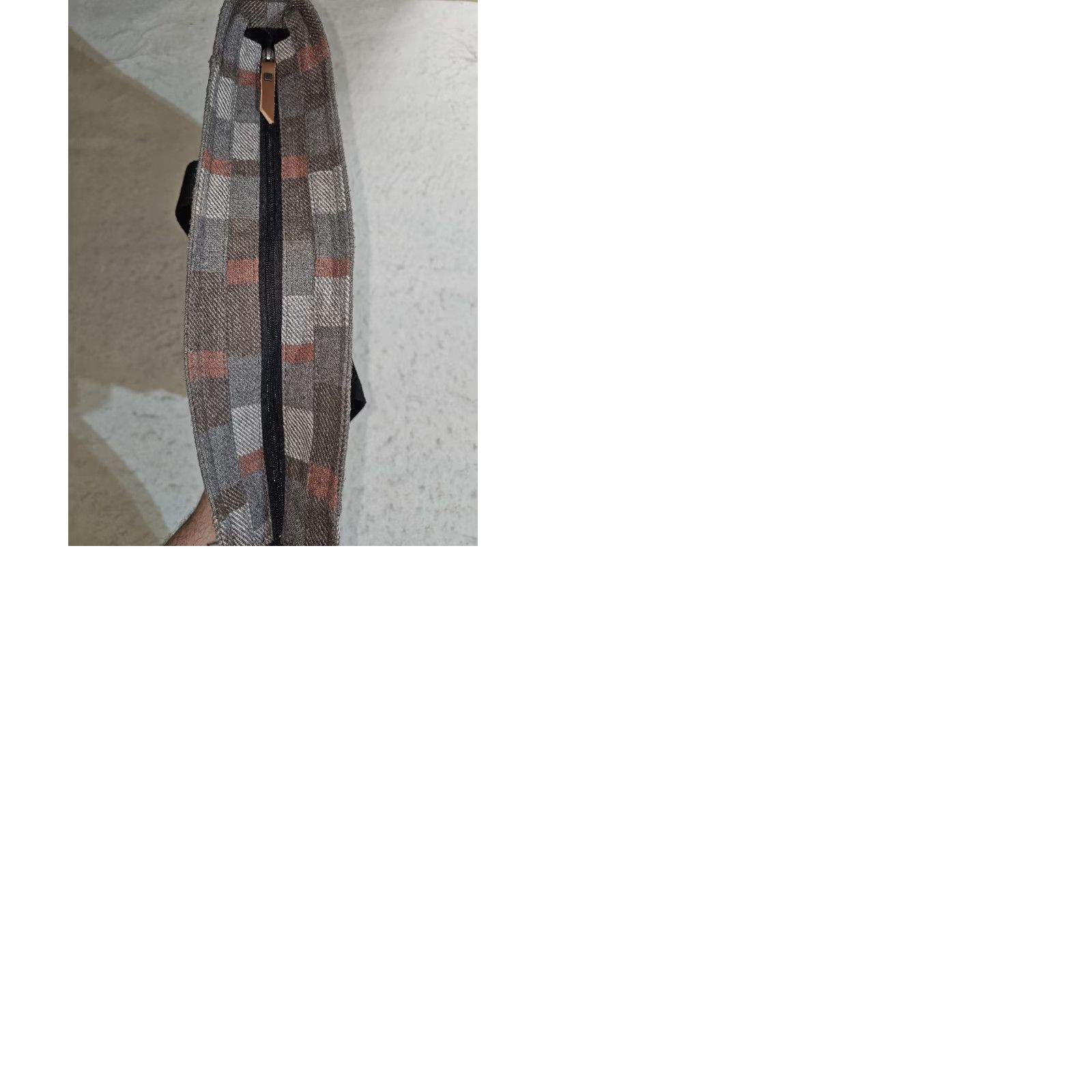 Vintage HEX Westmore MacBook Pro Tote Water Resistant Wool & Leather Design Shoulder Bag Size ONE SIZE - 9 Thumbnail