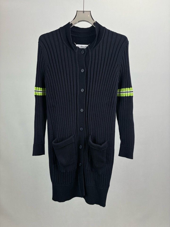Maison Margiela Maison Margiela Striped Knit Cardigan Size XS Size XS / US 0-2 / IT 36-38 - 1 Thumbnail