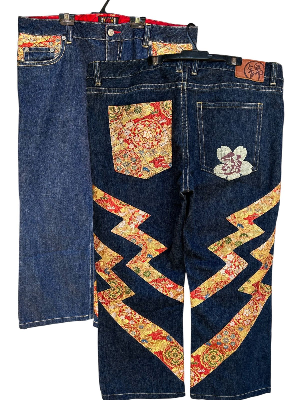 Japanese Brand × Kapital × Vintage Karakuri Tamashii Inspired Japanese Nishiki Denim Jeans Size US 40 / EU 56 - 1 Thumbnail
