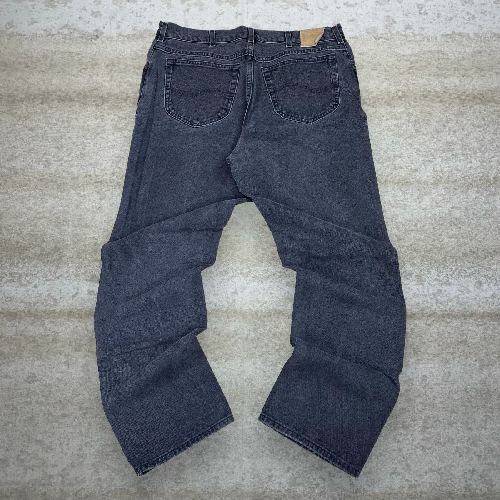 Lee Vintage 90s Lee MR Jeans 38x32 Relaxed Fit Smoke Black Wash Size US 38 / EU 54 - 1 Thumbnail