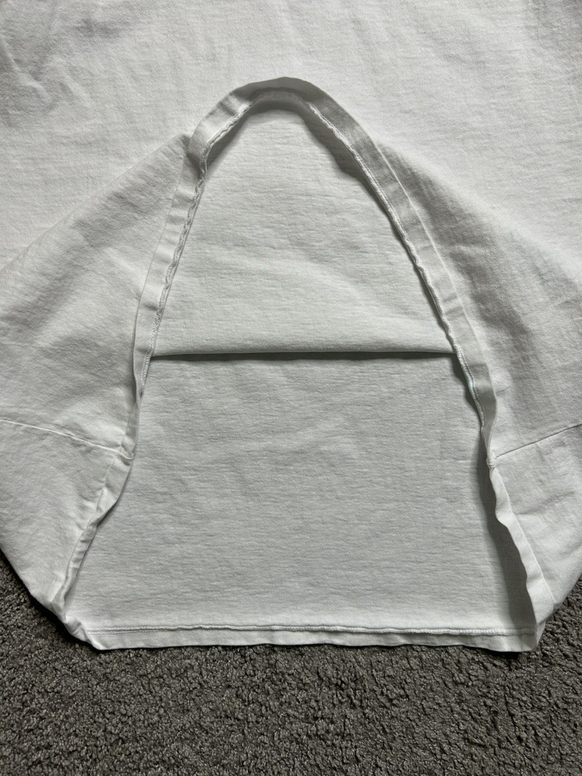 Yeezy Yeezy Tee TS-01 02 Blank White Boxy Single Stitch Size US L / EU 52-54 / 3 - 3 Thumbnail