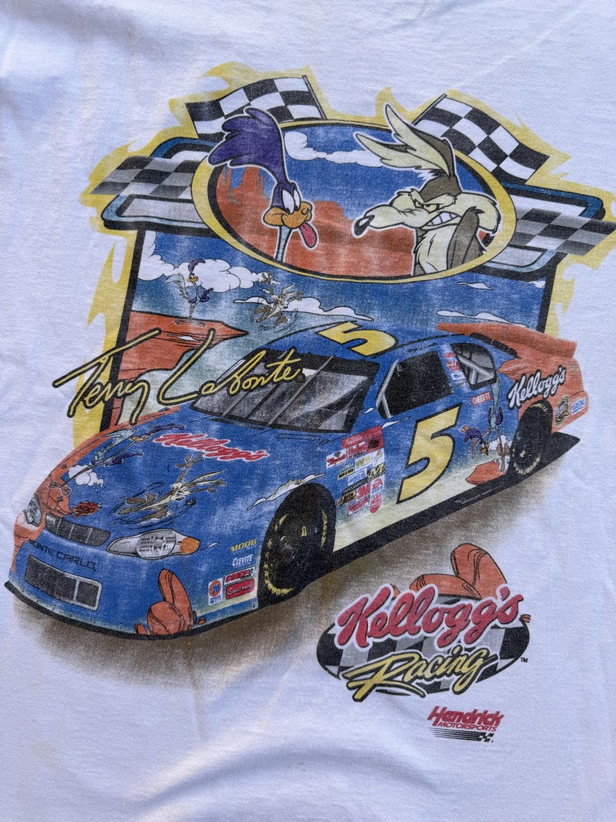 Wildfang Vintage Terry Labonte NASCAR Looney Tunes T-Shirt XXL Kellog Size US XXL / EU 58 / 5 - 3 Thumbnail