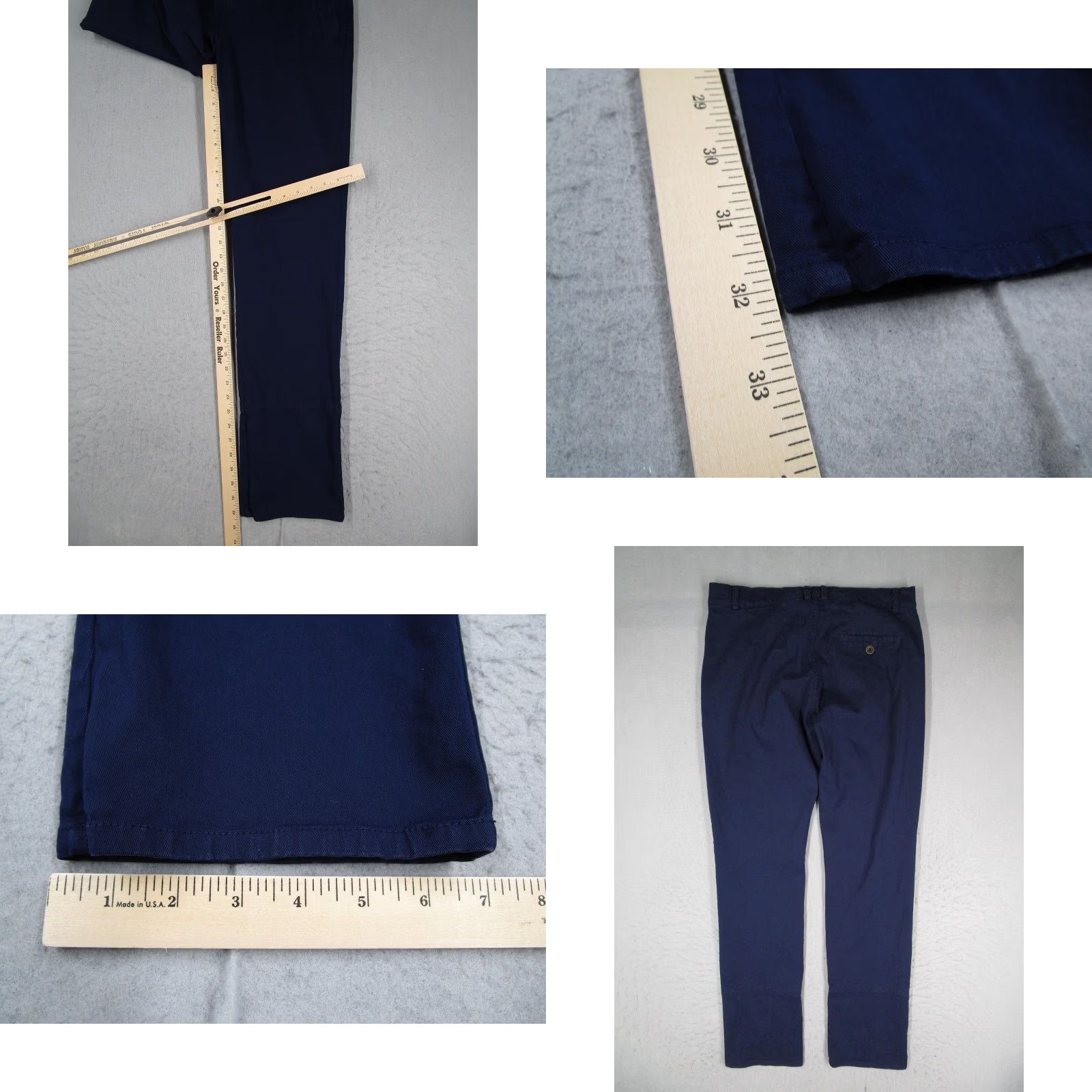 Just Cavalli VINTAGE Just Cavalli Pants Chino Mens 48 Navy Blue Made in Italy Twill Luxury 33x32 Preppy Size US 32 / EU 48 - 8 Thumbnail