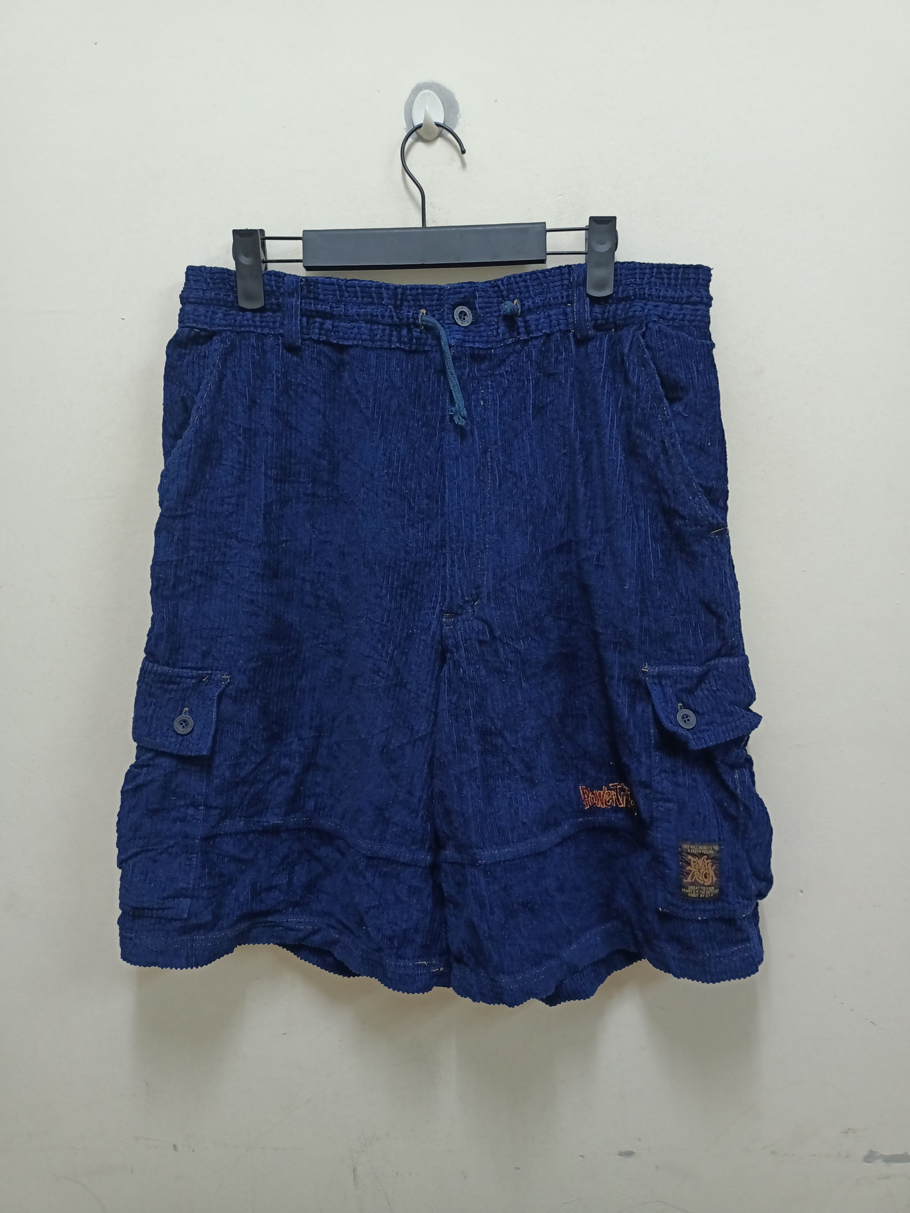 Vintage Vintage 90s Power Trick coudroy cargo short pants Size US 34 / EU 50 - 1 Thumbnail